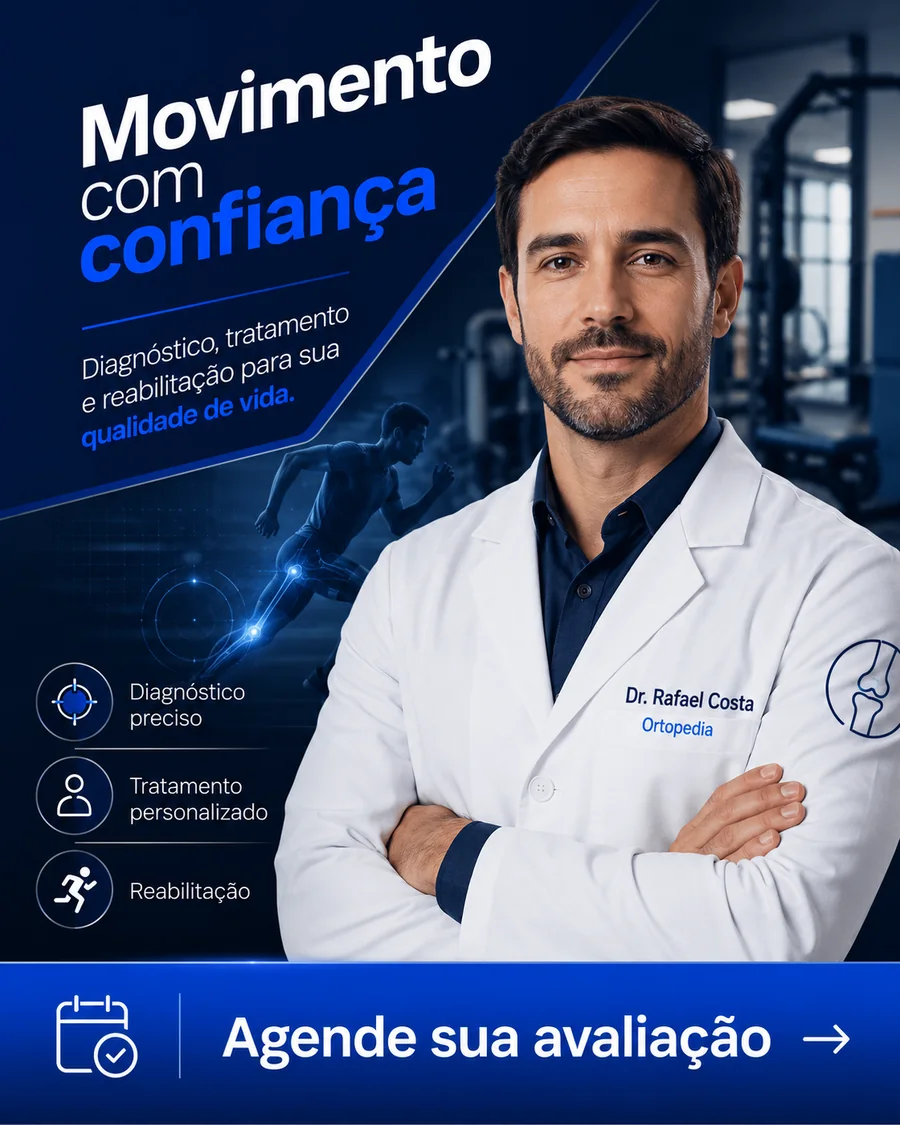 Post de Instagram para médico