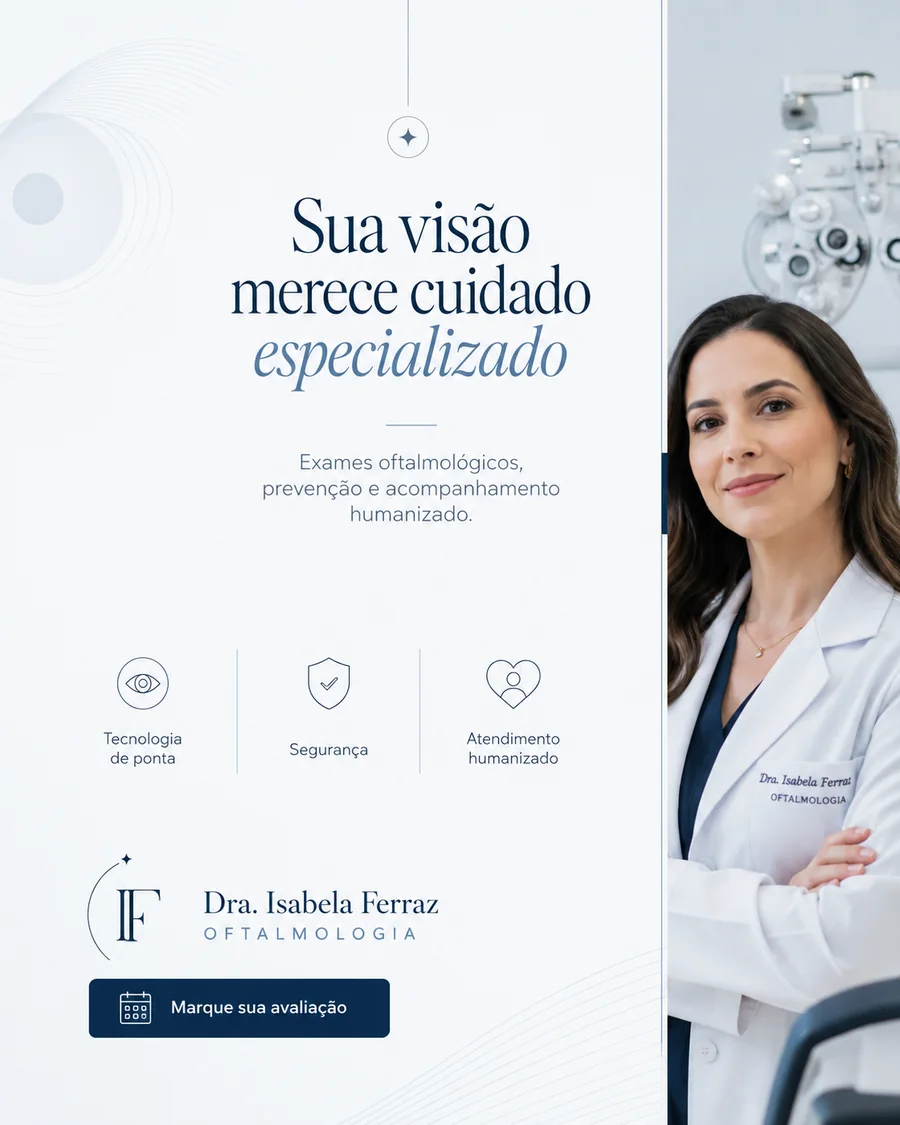 Post de Instagram para médico