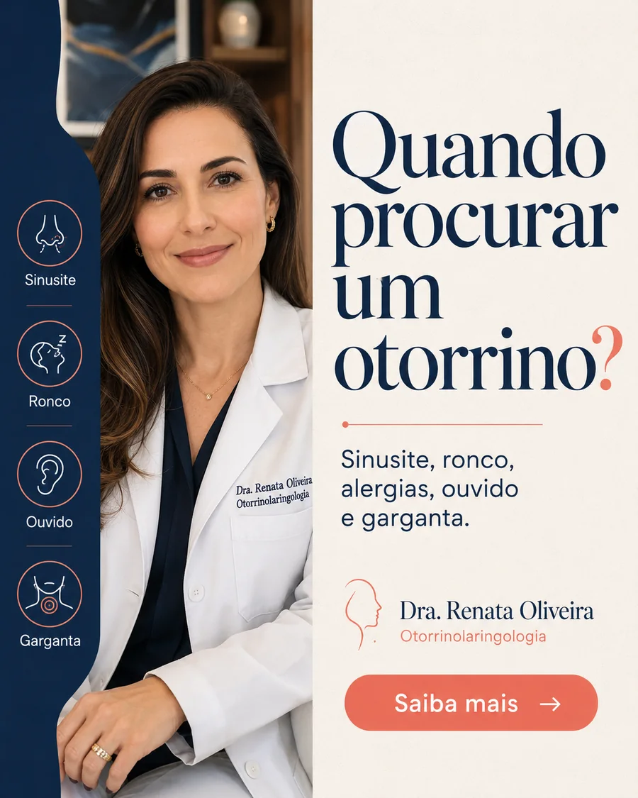 Post de Instagram para médico